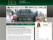 Tablet Screenshot of devlininsurance.com